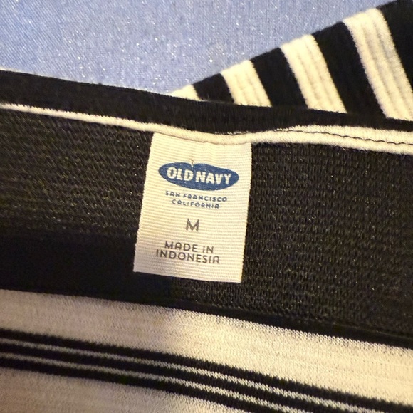 Old Navy Black and White Pencil Midi Skirt - Picture 3 of 5